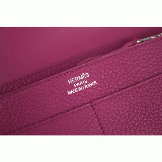 Replica Hermes 6240 dlz1757526426473 Buddha Luxury Replica Purple Designer Hermes Dogon Combine Wallet Uk - 6240 - Buddha Luxury