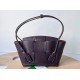 Replica Bottega Veneta 4828 dlz1757525305462 Buddha Luxury Replica Bottega Veneta Arco Small Bag In Grape Intrecciato Calfskin Uk - 4828 - Buddha Luxury