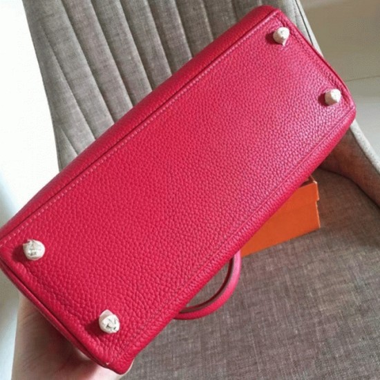 Replica Red Clemence Hermes Kelly Retourne 28Cmhandbag Uk - 6368 - Buddha Luxury