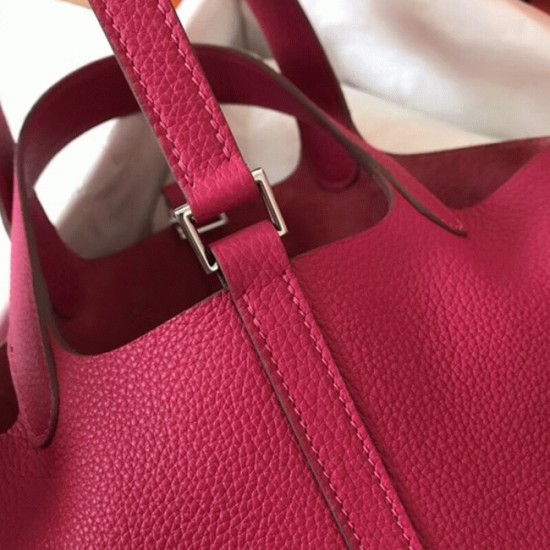 Replica Peach Hermes Picotin Lock 18Cm Handbag Uk - 6423 - Buddha Luxury