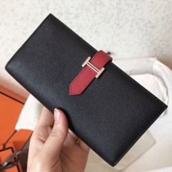 Black Ruby Designer Hermes Bearn Wallet UK