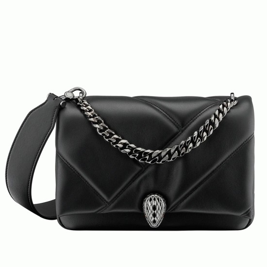 Replica Knockoff Bvlgari Serpenti Cabochon Small Bag Black Calfskin UK replica Knockoff Bvlgari Serpenti Cabochon Small Bag Black Calfskin UK