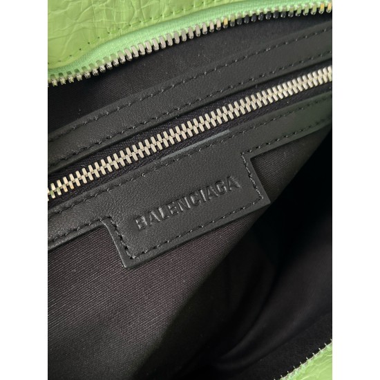 Replica Balenciaga Le City Small Bag Green Arena Lambskin Uk - 4561 - Buddha Luxury