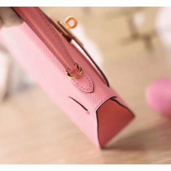 Replica Pink Epsomhermes Kelly 20Cm Graceful Bag Uk - 6351 - Buddha Luxury