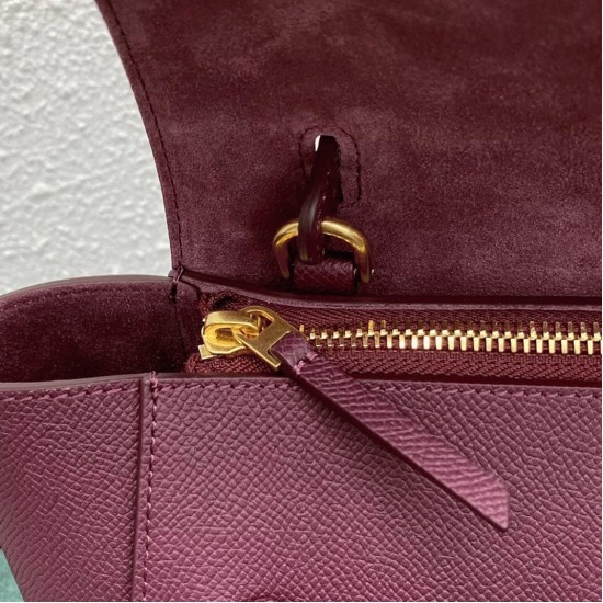 Replica Celine Belt Nano Bagin Bordeaux Uk - 4959 - Buddha Luxury