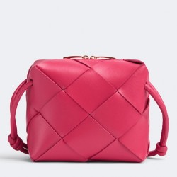Bottega Veneta Mini Cassette Camera Bag Cranberry Uk