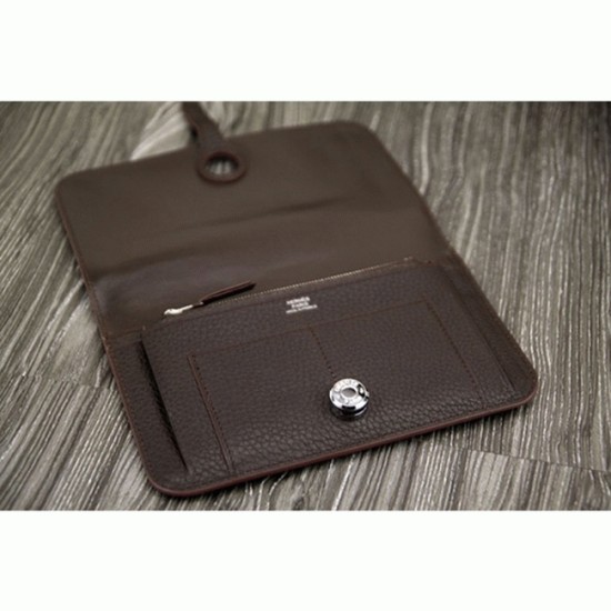 Replica Hermes 5970 dlz1757527580323 Buddha Luxury Replica Chocolate Hermes Dogon Combine Wallet Uk - 5970 - Buddha Luxury