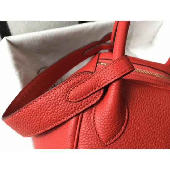 Replica Designerhermes Lindy 30Cm Bag In Red Shade Uk