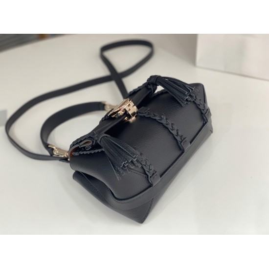 Replica Chloé 5675 dlz1757527530657 Buddha Luxury Replica chloe Penelope Mini Shoulder Bag In Black Grained Calfskin Uk - 5675 - Buddha Luxury