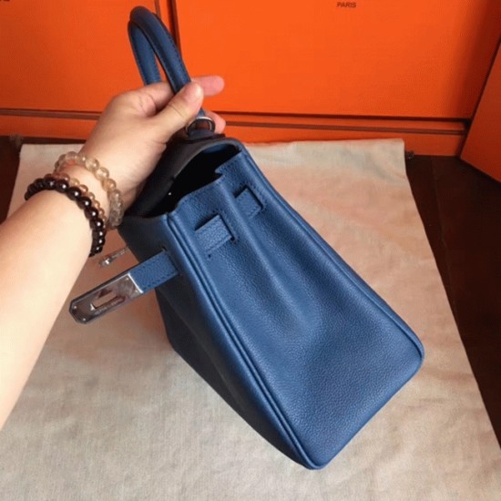 Replica Hermes 6424 dlz1757525410044 Buddha Luxury Replica Blue Agate Clemencehermes Kelly Retourne 28Cm Tote Uk - 6424 - Buddha Luxury