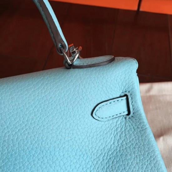 Replica Hermes 6150 dlz1757526859176 Buddha Luxury Replica Blue Atoll Clemence Hermes Kelly 25Cm Retourne Handbag Uk - 6150 - Buddha Luxury