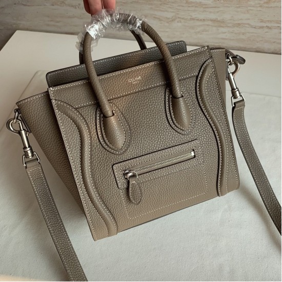 Replica Celine Nano Luggage Tote Bagin Souris Uk - 8009 - Buddha Luxury