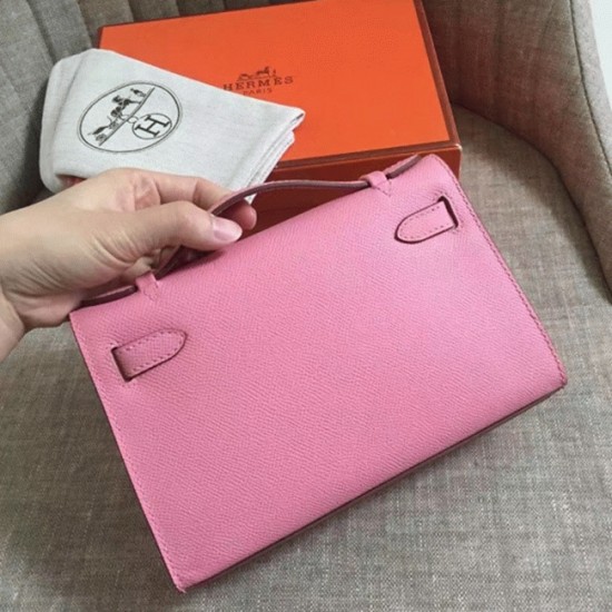 Replica Pink Epsom Luxuryhermes Kelly Pochette Feminine Look Bag Uk - 6622 - Buddha Luxury