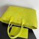 Replica Bottega Veneta Cabat Large Bag In Acid Kiwi Intrecciato Lambskin Uk - 4740 - Buddha Luxury