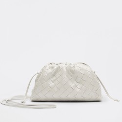 Bottega Veneta Mini Pouch With Strap White Uk