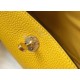 Replica Luxury Hermes Lindy Mini Handbag In Yellow Clemence Leather Uk - 6145 - Buddha Luxury