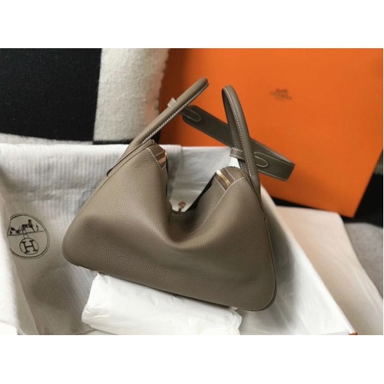 Replica Hermes 6455 dlz1757525234907 Buddha Luxury Replica Hermes Lindy 30Cm Bag In Taupe Color Uk - 6455 - Buddha Luxury