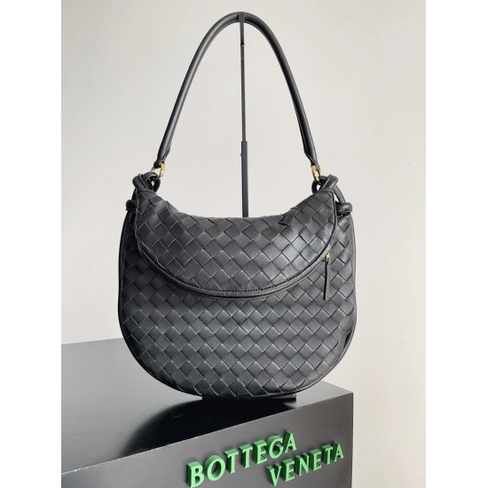 replica Bottega Veneta Gemelli Medium Bag Black UK
