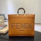 Replica Fendi Sunshine Large Tote Bag In Brown Calfskin Uk - 7047 - Buddha Luxury