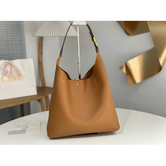 Replica chloe Marcie Hobo Bag In Brown Grained Leather Uk - 5706 - Buddha Luxury