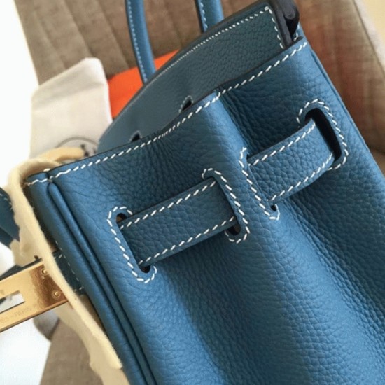 replica Blue Jean Luxury Hermes Birkin 35cm Tote UK