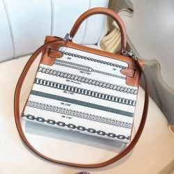 De Camp Dechainee Toile Designer Hermes Kelly 28Cm Limited Edition Uk De Camp Dechainee Toile Designer Hermes Kelly 28Cm Limited Edition Uk