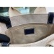 Replica Chloé 5716 dlz1757525385212 Buddha Luxury Replica chloe Small Woody Tote Bag In Canvas With Blue Leather Strips Uk - 5716 - Buddha Luxury