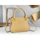 Replica chloe Marcie Small Double Carry Bag In Beige Grained Leather Uk - 5723 - Buddha Luxury