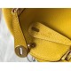 Replica Luxury Hermes Lindy Mini Handbag In Yellow Clemence Leather Uk - 6145 - Buddha Luxury