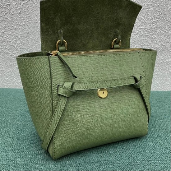 Replica Celine Belt Nano Bag In Light Khaki Uk - 4988 - Buddha Luxury