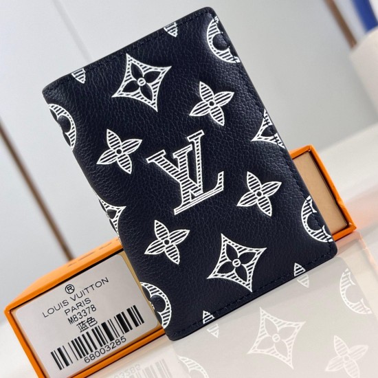Replica Pocket Organizer Navy Blue Leather M83378 Uk - 12855 - Buddha Luxury