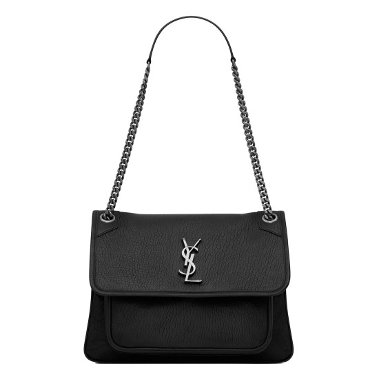 Replica Niki Medium In Grained Lambskin Black Uk - 12097 - Buddha Luxury