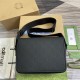 Replica Gucci 15278 GFR#10157 Buddha Luxury Replica Monogram-Debossed Leather Cross-Body Bag Black Uk - 15278 - Buddha Luxury