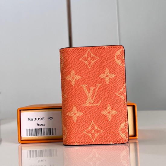 Replica Pocket Organizer Tangerine Taiga Cowhide Leather M31041 Uk - 12863 - Buddha Luxury