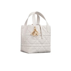 Small Toujours Vertical Tote Bag Latte Macrocannage Calfskin Uk