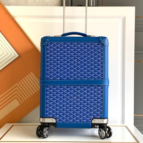 replica BOURGET PM TROLLEY CASE IN BLUE UK