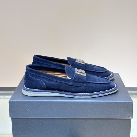 Replica LOGO LOAFERS IN BLUE - GD223 UK replica LOGO LOAFERS IN BLUE - GD223 UK