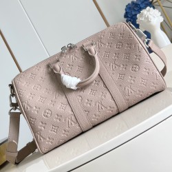 Keepall Bandouliere 35 Riverstone Beige Monogram Taurillon M13865 Uk Keepall Bandouliere 35 Riverstone Beige Monogram Taurillon M13865 Uk