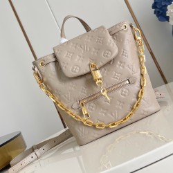 COUSSIN BACKPACK PM IN BEIGE M13358 UK