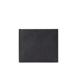Light Gg Rubber Effect Bi-Fold Wallet Uk