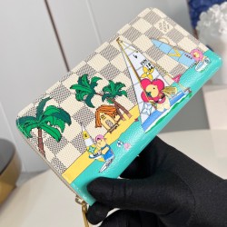 Vivienne Zippy Wallet Damier Azur M40507 Uk