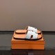 Replica Izmir Sandals In White And Brown - Hs102 Uk