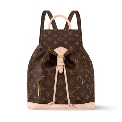 Montsouris Pm Backpack Brown Monogram Canvas M11198 Uk