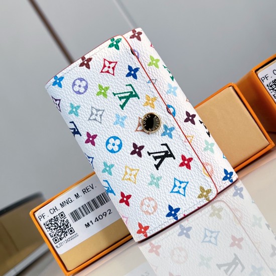 replica X TM 6 KEY HOLDER WHITE MONOGRAM CANVAS M14092 UK