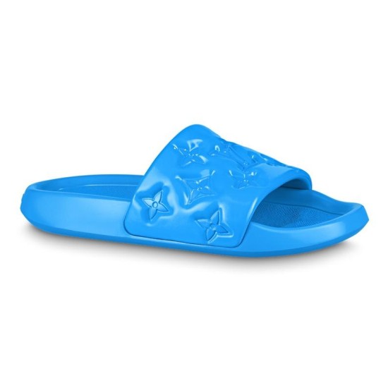 replica WATERFRONT MULE SLIDES IN BLUE - LVS72 UK