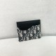 replica SADDLE CARD HOLDER BLACK GRAINED CALFSKIN MARQUETRY UK