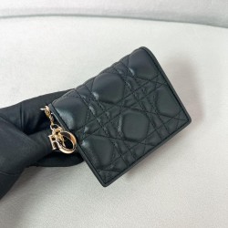 Mini Lady Gardenia Wallet Black Cannage Lambskin Uk Mini Lady Gardenia Wallet Black Cannage Lambskin Uk