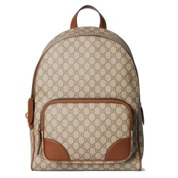 GG EMBLEM MEDIUM BACKPACK IN BEIGE UK GG EMBLEM MEDIUM BACKPACK IN BEIGE UK