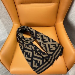 SCARF FF MULTICOLOR WOOL AND VISCOSE SHAWL UK