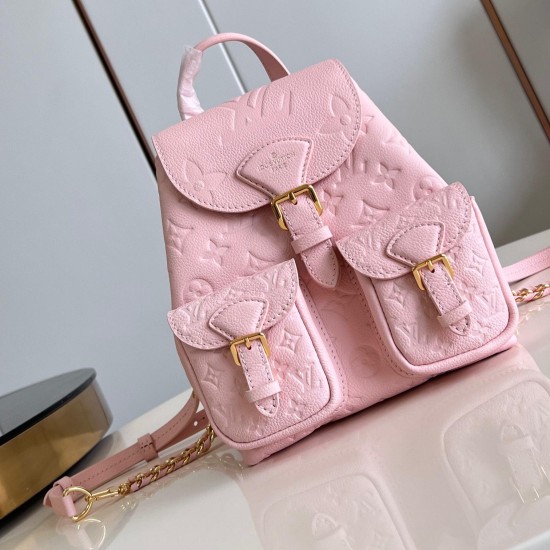 replica BACKUP BACKPACK PINK MONOGRAM EMPREINTE LEATHER M47074 UK